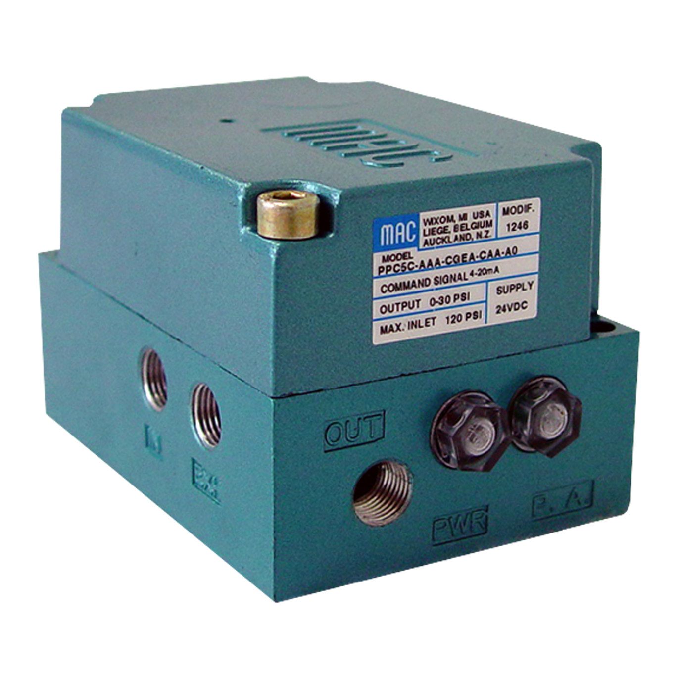 MAC Valves seria PPC5